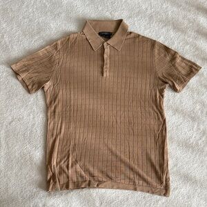 Vintage DKNY 100% cotton knit polo